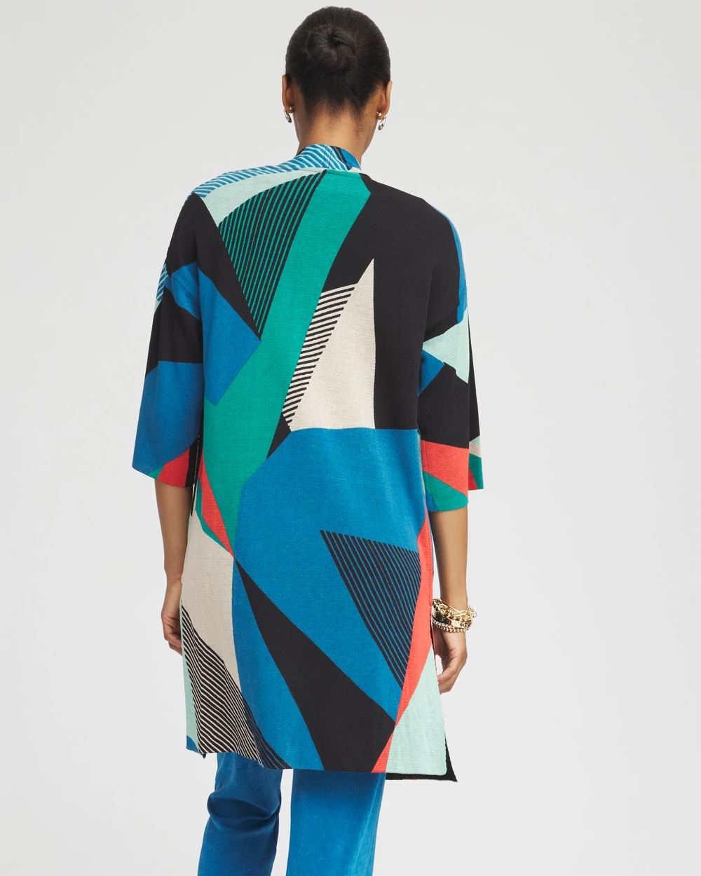 Travelers™ Collection Blocked Kimono Cardigan | Chico's